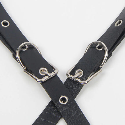SUBBLIME: Verführerisches Harness-Set mit Riemen und Kette - Einheitsgröße - Harness