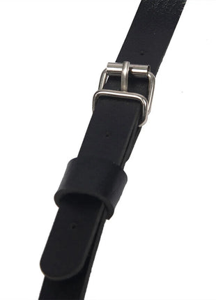 SUBBLIME - Verstellbarer Leder Körperharness Schwarz Verführerisches Dessous - Harness