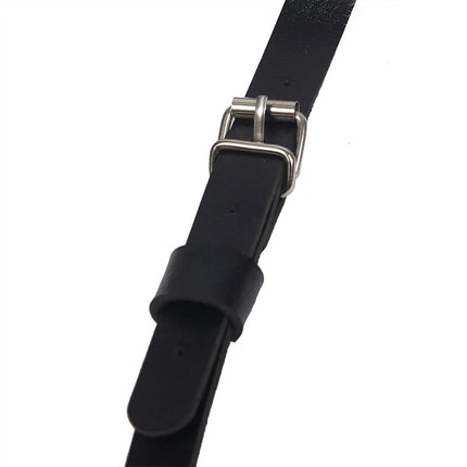 SUBBLIME - Verstellbarer Leder Körperharness Schwarz Verführerisches Dessous - Harness