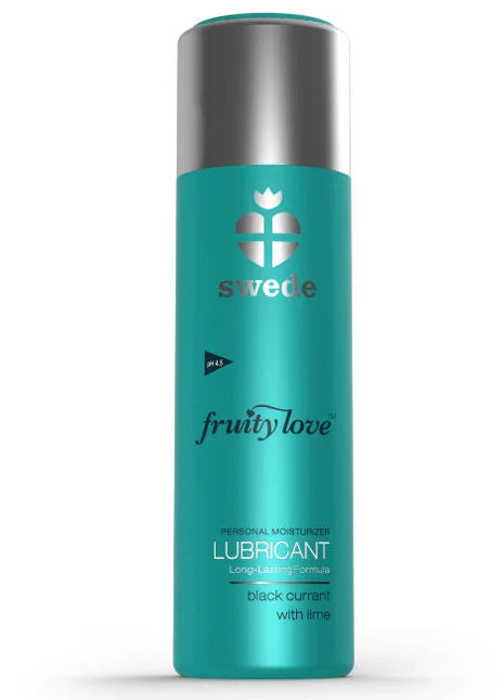 SWEDE - FRUITY LOVE SCHMIERMITTEL SCHWARZE JOHANNISBEERE LIMETTE 100 ML - Gleitmittel