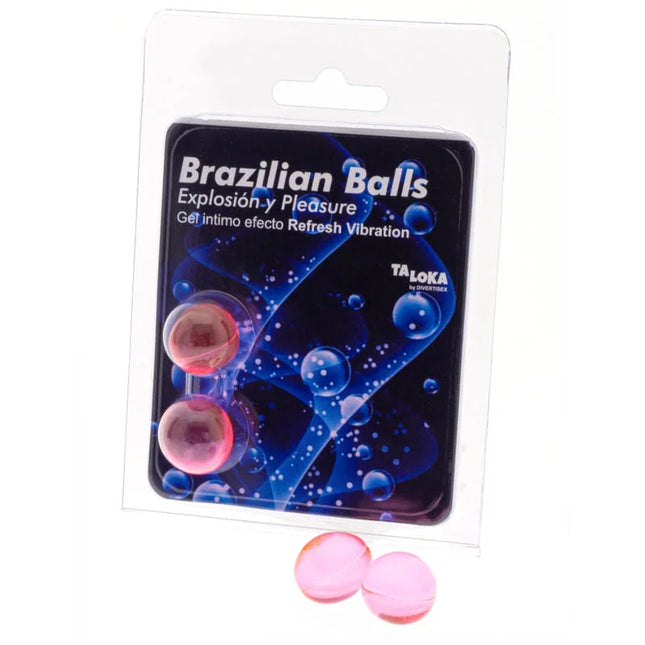 TALOKA - 2 BRASILIANISCHE BLLE ERFRISCHENDES VIBRATIONSEFFEKT AUFREGENDES GEL