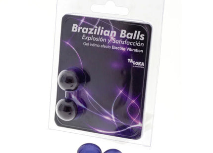 TALOKA - 2 BRASILIANISCHE BLLE ELEKTRISCHER VIBRATIONSEFFEKT AUFREGENDES GEL