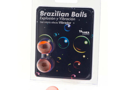 TALOKA - 2 BRASILIANISCHE BLLE MIT VIBRATIONSEFFEKT AUFREGENDES GEL
