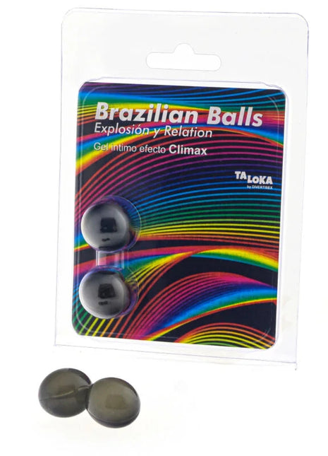 TALOKA - 2 BRASILIANISCHE KUGELN AUFREGENDES GEL MIT KÖNIGUNGSEFFEKT