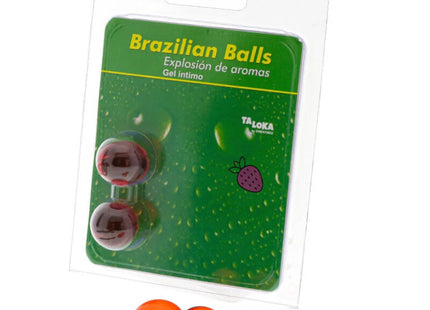 TALOKA - 2 BRASILIANISCHE KUGELN ERDBEER-INTIM-GEL