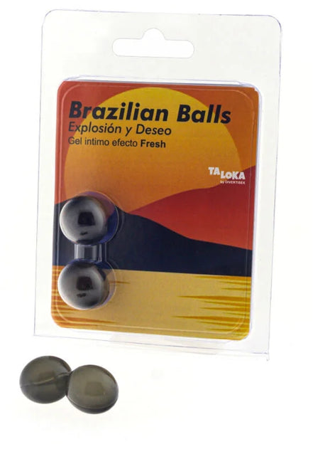 TALOKA - 2 BRASILIANISCHE KUGELN FRISCHER EFFEKT AUFREGENDES GEL