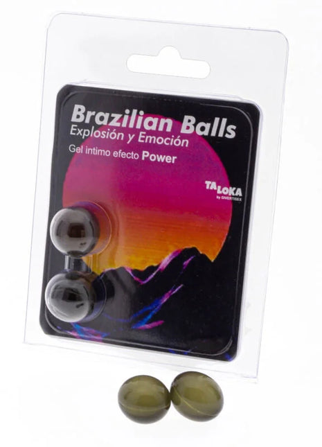 TALOKA - 2 BRASILIANISCHE KUGELN KRAFTEFFEKT AUFREGENDES GEL