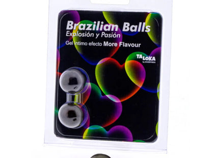 TALOKA - 2 BRASILIANISCHE KUGELN MEHR GESCHMACKSEFFEKT AUFREGENDES GEL