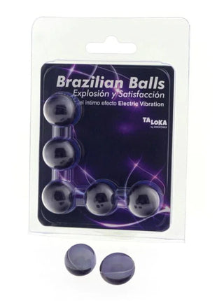 TALOKA - 5 BRASILIANISCHE BLLE ELEKTRISCHER VIBRATIONSEFFEKT AUFREGENDES GEL