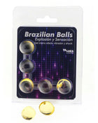 TALOKA - 5 BRASILIANISCHE BLLE MIT VIBRATIONS- UND SCHOCKEFFEKT AUFREGENDES GEL
