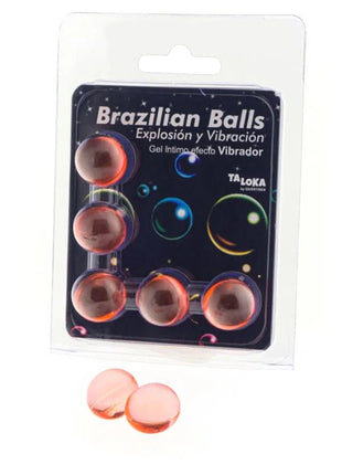 TALOKA - 5 BRASILIANISCHE BLLE MIT VIBRATIONSEFFEKT AUFREGENDES GEL