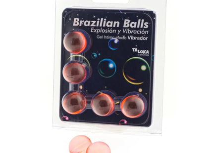 TALOKA - 5 BRASILIANISCHE BLLE MIT VIBRATIONSEFFEKT AUFREGENDES GEL