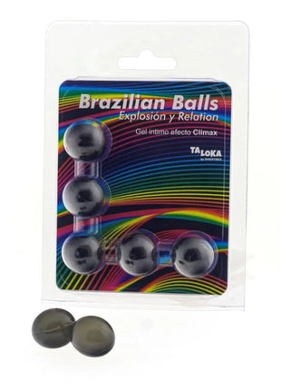 TALOKA - 5 BRASILIANISCHE KUGELN AUFREGENDES GEL MIT KÖNIGUNGSEFFEKT