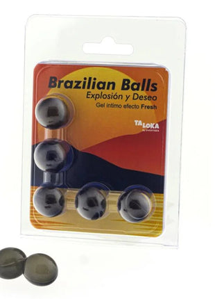 TALOKA - 5 BRASILIANISCHE KUGELN FRISCHER EFFEKT AUFREGENDES GEL