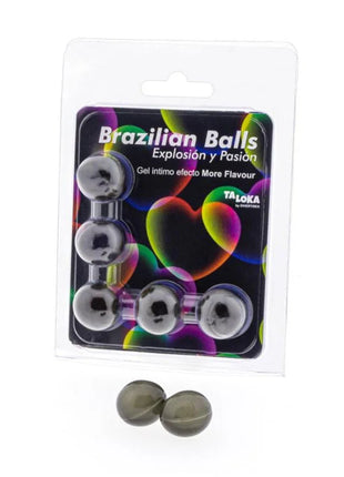 TALOKA - 5 BRASILIANISCHE KUGELN MEHR GESCHMACKSEFFEKT AUFREGENDES GEL