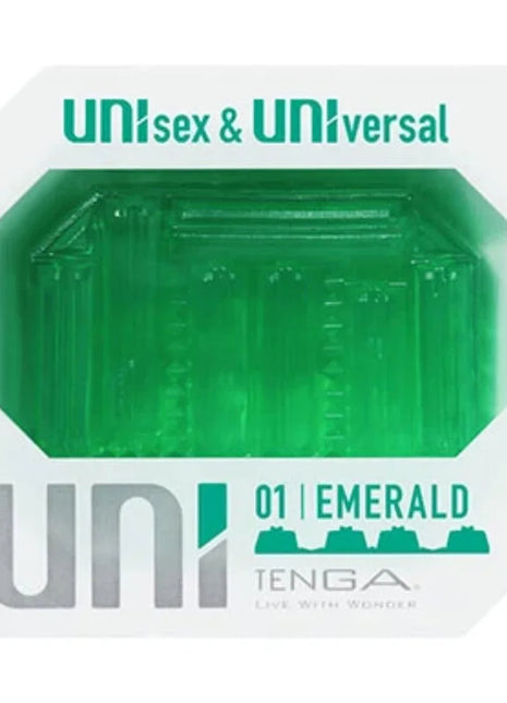 TENGA - UNI EMERALD MASTURBATOR-Fingerhut - Ei-Masturbator