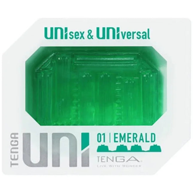 TENGA - UNI EMERALD MASTURBATOR-Fingerhut - Ei-Masturbator