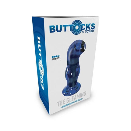THE GLEAMING - VIBRIERENDER GLAS-BUTTPLUG - Glas Analplug