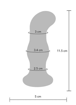 THE GLEAMING - VIBRIERENDER GLAS-BUTTPLUG - Glas Analplug
