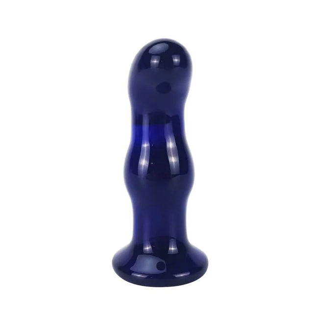 THE GLEAMING - VIBRIERENDER GLAS-BUTTPLUG - Glas Analplug