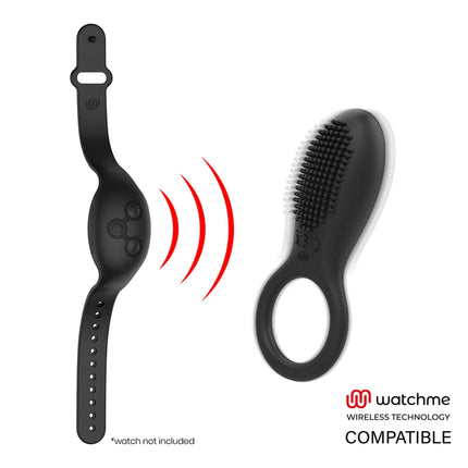 TINO VibeRing - Flexibler Watchme-fähiger Genussring - Penisring mit Vibration