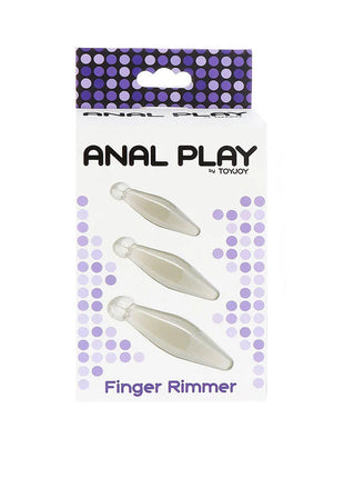 TOYJOY - ANAL PLAY FINGER RIMMER 3 STÜCK TRANSPARENT