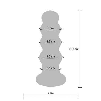 TOYJOY - BUTTOCKS DER STRAHLENDE GLAS-BUTTPLUG - Glas Analplug