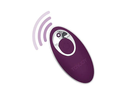 TOYJOY - HAPPINESS KNOCK KNOCK EGGSTAVAGANT VIBRATOR FERNBEDIENUNG LILA
