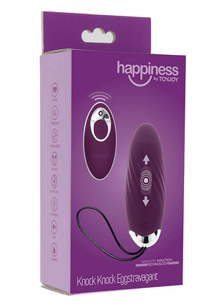 TOYJOY - HAPPINESS KNOCK KNOCK EGGSTAVAGANT VIBRATOR FERNBEDIENUNG LILA