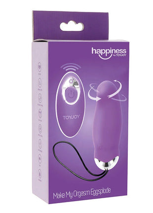 TOYJOY - HAPPINESS MY ORGASM EGGSPLODE LILA VIBRATOR MIT FERNBEDIENUNG