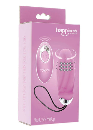 TOYJOY - HAPPINESS YOU CRACK ME UP ROSA VIBRATOR MIT FERNBEDIENUNG