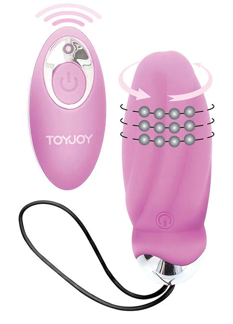 TOYJOY - HAPPINESS YOU CRACK ME UP ROSA VIBRATOR MIT FERNBEDIENUNG