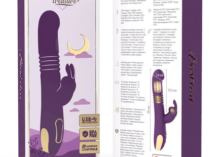 TREASURE - BASTIAN RABBIT UP & DOWN ROTATOR & VIBRATOR KOMPATIBEL MIT WATCHME WIRELESS TECHNOLOGY
