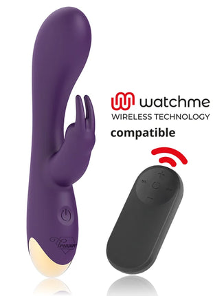 TREASURE - LAURENCE RABBIT VIBRATOR WATCHME WIRELESS-TECHNOLOGIE KOMPATIBEL