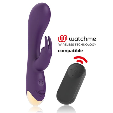 TREASURE - LAURENCE RABBIT VIBRATOR WATCHME WIRELESS-TECHNOLOGIE KOMPATIBEL