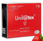 UNILATEX - Erdbeere - 144 EINHEITEN - Kondom Set