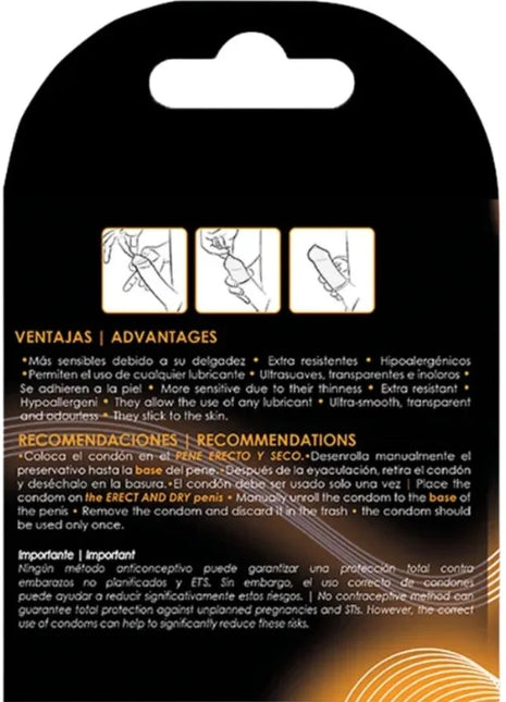 UNIQ - CLASSIC LATEXFREIE KONDOME 3 EINHEITEN - Kondome
