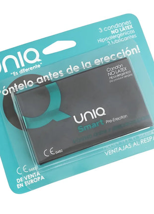 UNIQ - SMART LATEX FREE PRE-ERECTION CONDOMS 3 UNITS - Kondome
