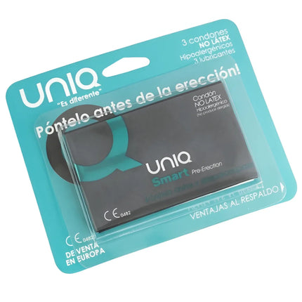 UNIQ - SMART LATEX FREE PRE-ERECTION CONDOMS 3 UNITS - Kondome