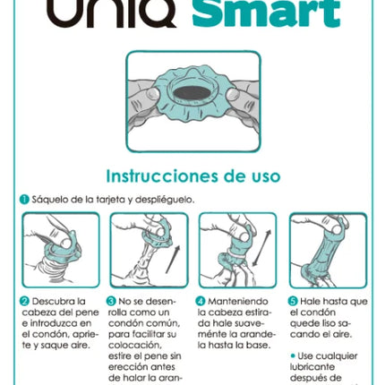 UNIQ - SMART LATEX FREE PRE-ERECTION CONDOMS 3 UNITS - Kondome