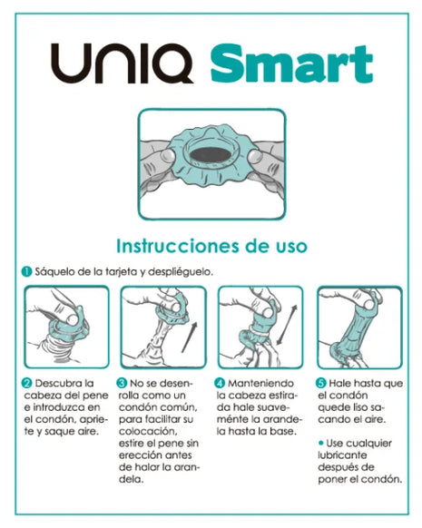 UNIQ - SMART LATEX FREE PRE-ERECTION CONDOMS 3 UNITS - Kondome