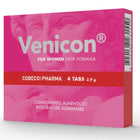 Rosa rechteckige venicon box von cobeco pharma mit neuer formel für frauen zur unterstützung normaler fruchtbarkeit und koreanischem ginseng