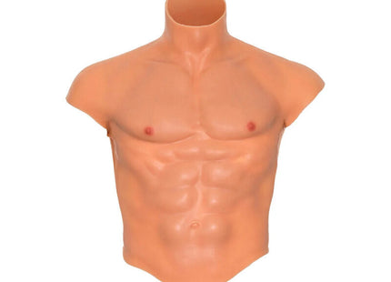VERBORGENE BEDÜRFNIS - ALTER EGO SILIKON-MÄNNERTORSO-SHIRT MIT ABS-FLEISCH
