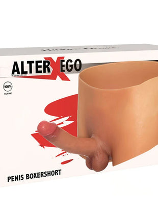 VERBORGENE BEGIERDE – ALTER EGO BOXERSHOT MIT 18 CM PENIS GRÖSSE L