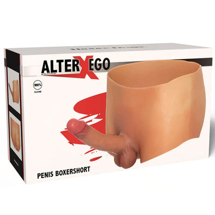 VERBORGENE BEGIERDE – ALTER EGO BOXERSHOT MIT 18 CM PENIS GRÖSSE L