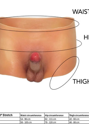 VERBORGENE BEGIERDE – ALTER EGO BOXERSHOT MIT 18 CM PENIS GRÖSSE L