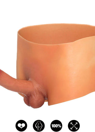 VERBORGENE BEGIERDE – ALTER EGO BOXERSHOT MIT 18 CM PENIS GRÖSSE L