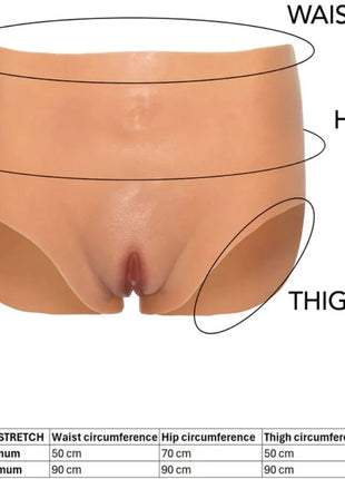 VERBORGENE BEGIERDE - ALTER EGO OFFENE VAGINA BRIEF HOCHGESCHNITTENES FLEISCH