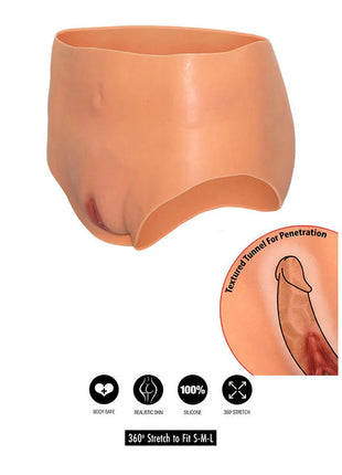 VERBORGENE BEGIERDE - ALTER EGO OFFENE VAGINA BRIEF HOCHGESCHNITTENES FLEISCH