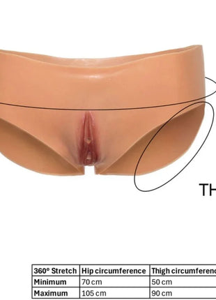 VERBORGENE BEGIERDE - ALTER EGO OFFENE VAGINA BRIEF HOHE TAILLEN FLEISCH